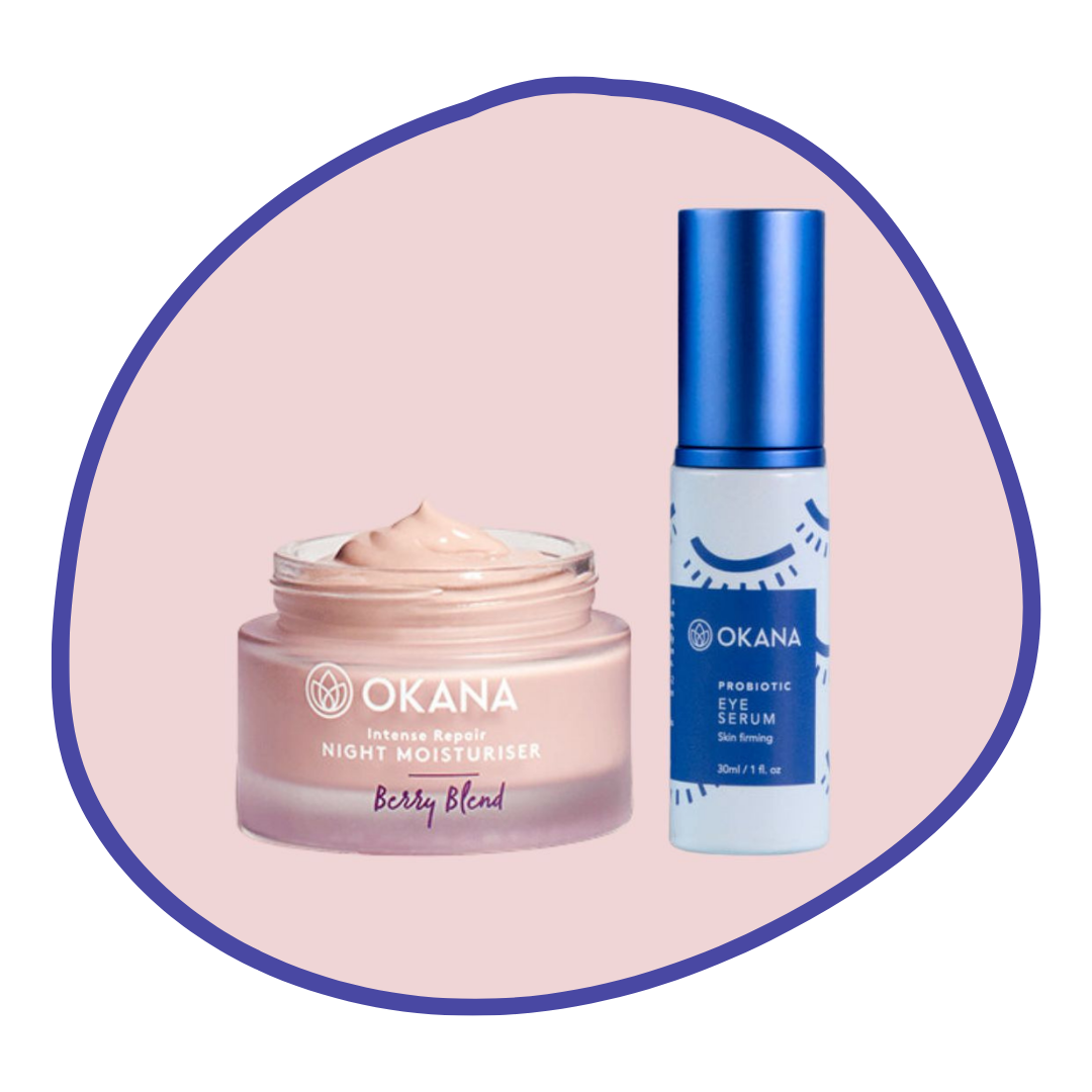 Berry night moisturiser + PROBIOTIC Eye Serum